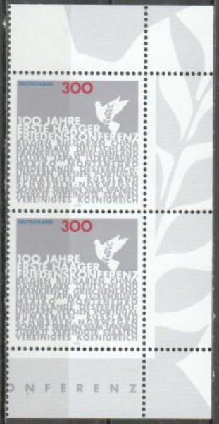 BRD 2066 Paar - senkrecht ** - 1999